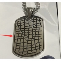 Подвеска ZIPPO, серебристая, в форме военного жетона, с цепочкой 60 см, нержавеющая сталь, 2,3×4,1×0,2 см купить в Долгопрудном